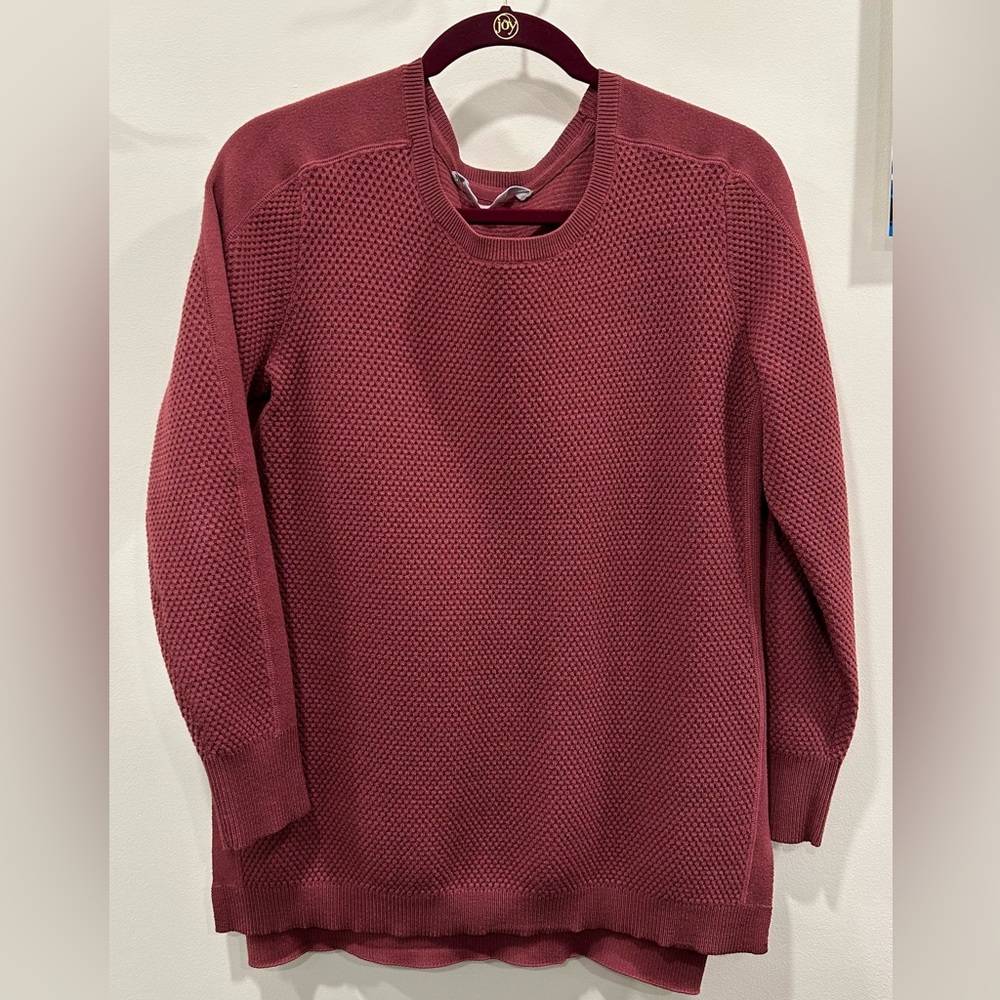 Athleta Women's Burgundy Crewneck Sweater
